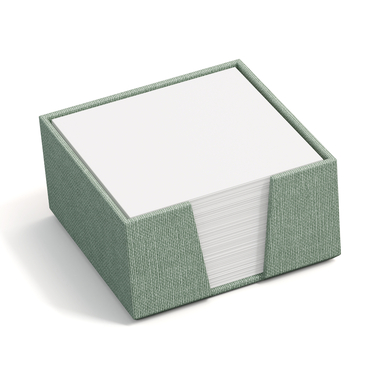 BIGSO BOX OF SWEDEN Zettelkasten James 110x110mm 2711C1601 Leinen, mintgrün