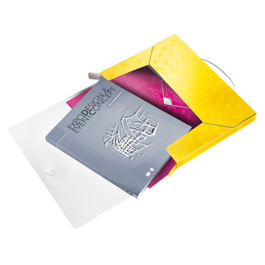 LEITZ Sammelbox WOW PP 4629-00-16 gelb 250x330x37mm