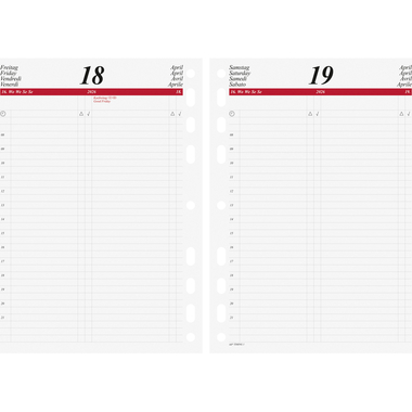 RIDOIDE Timing 1 Tageskalender 2026 7065900006.26 1T/1S ML 14.8x21cm