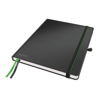 LEITZ Notizbuch Complete 187x244mm 44730095 kariert schwarz