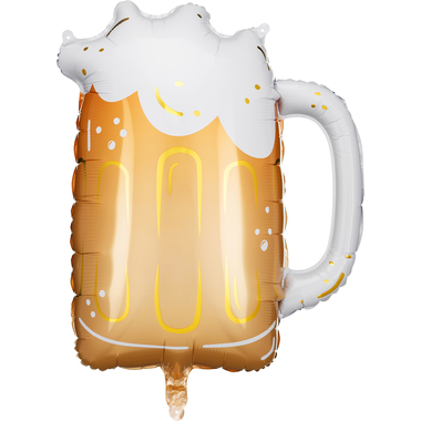 PARTYDECO Folienballon 54cm FB232 Bier