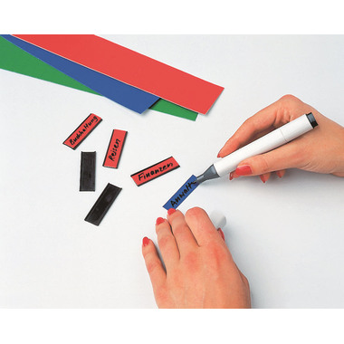 MAGNETOPLAN Ferrocard Etiquettes 60x15mm 1286303 bleu 115 pcs.