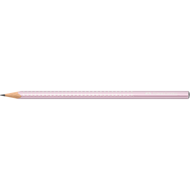 FABER-CASTELL Bleistift Sparkle B 118261 rosa metallic