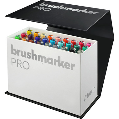 KARIN Brush Marker PRO 27C9 Mini Box 26 Farben