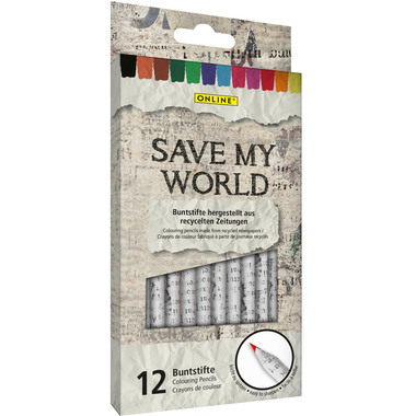 ONLINE Buntstifte Save My World 7920 12 Stück