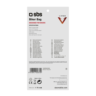 Waterproof laptop backpack for motorcycles