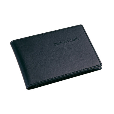 SIGEL Visitenkartenmappe 75x110mm VZ170 schwarz bis 40 Karten