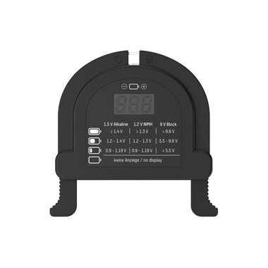 Tester di batterie Ansmann in formato tascabile