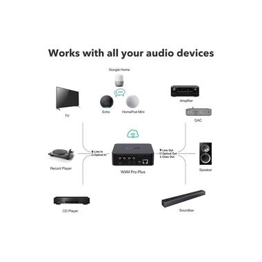 WiiM Lecteur audio réseau Pro Plus Noir