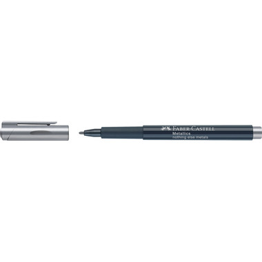 FABER-CASTELL Metallic Marker 1.5mm 160751 argento