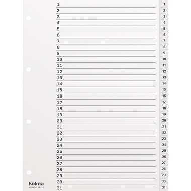 KOLMA Register KolmaFlex A4 18.314.16 weiss 1-31