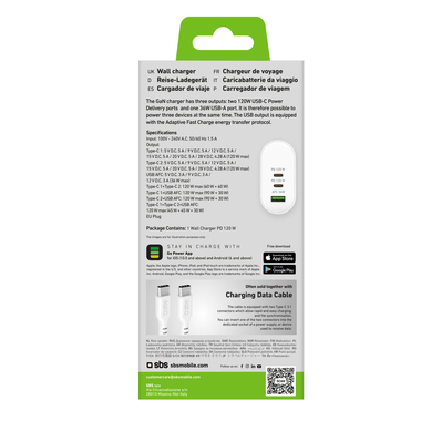 Chargeur USB-C GaN, également compatible iPhone | SBS