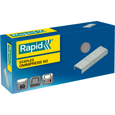 RAPID Agrafes Omnipress 60 5000562 galvanisé 5000 pcs
