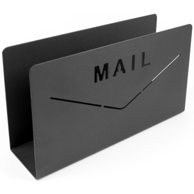 TRENDFORM Briefständer MAIL GK3513 Metall 18x10x5cm schwarz