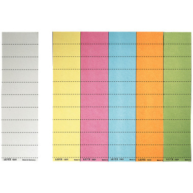 LEITZ Hängemappen-Etiketten 60x21mm 19010001 weiss 100 Stück