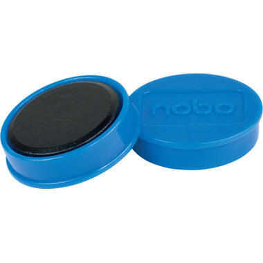 NOBO Aimant ronde 32mm 1915299 bleu 10 pcs.