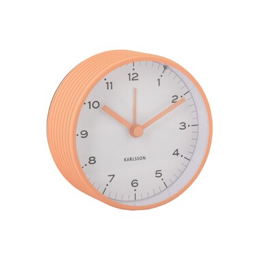 KARLSSON Sveglia classica Circus Rings Peach arancione