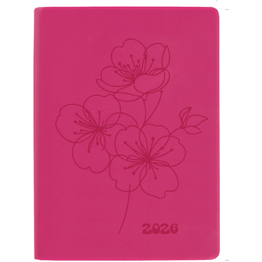 BIELLA Taschenagenda Memento 2026 825715400026U 1W/2S pink ML 10.1x14.2cm