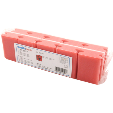 WEITACLEAN Padschwamm 95x70x43mm 5028031 rot, kratzfrei 10 Stück