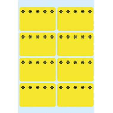 HERMA Etiquettes frigo 26x40mm 3771 jaune 48 pcs.