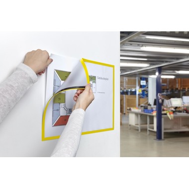 MAGNETOPLAN Cornice calamita magnetofix A3 1130402 giallo 5 pezzi