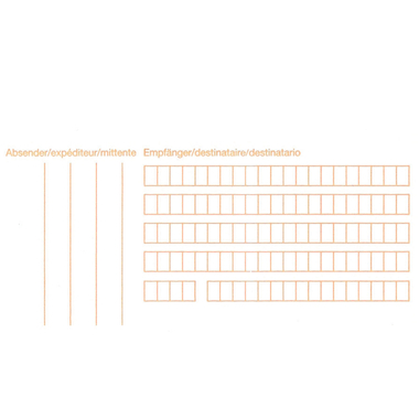 AVERY ZWECKFORM Etiquettes d'adresses 112x73mm 75258 blanc/jaune 10 pcs.