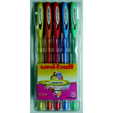 UNI-BALL Signo Angelic 0.7mm UM120AC.5C 5 Farben Etui