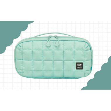 Hori Nintendo Switch 2 Tasche Green Quilted