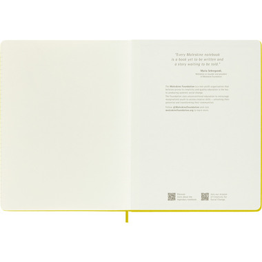 MOLESKINE Taccuino Color 25x19cm 56598853056 giallo, rigato, 192 p., HC