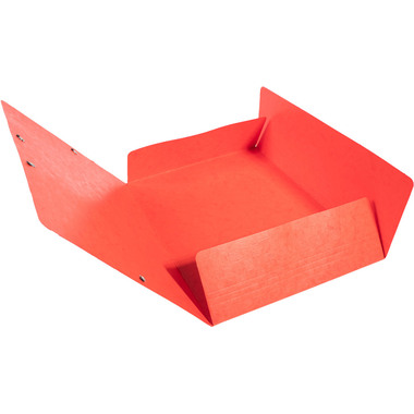 EXACOMPTA Classeur à élastique A4 55755E rouge 3 volets