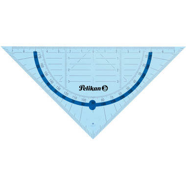 PELIKAN Set squadra 7137430 trasparente blu, 4x