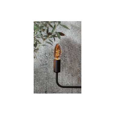 Star Trading Lampe LED Grace Smoke, 3 W, E14, Blanc chaud (WW)