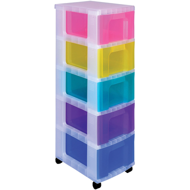 USEFULBOX Aufbewahrungsbox 42x30x105cm 68514400 5x12 l Schubladen