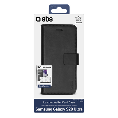 Custodia book in vera pelle per Samsung Galaxy S20 Ultra | SBS
