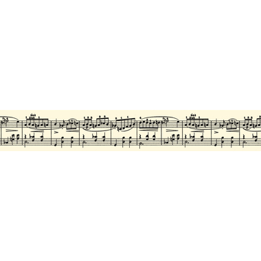 URSUS Masking Tape 30mmx10m 59090031 36g, 31 Musiknoten