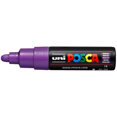 POSCA Marker 4.5-5.5mm PC-7M VIOLET violett, Rundspitze