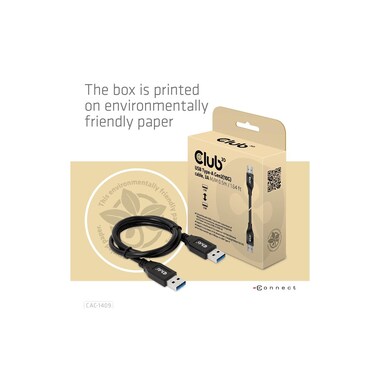 Club 3D Câble USB CAC-1409 USB-A - USB-A 0.5 m