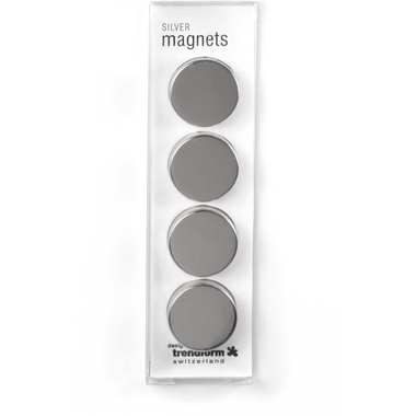 TRENDFORM Aimants SILVER TF2735 argent 4 pcs.