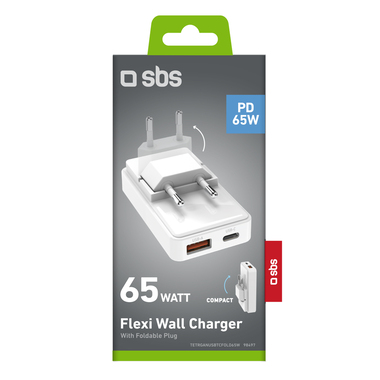 65W Wall Charger with Folding Plug