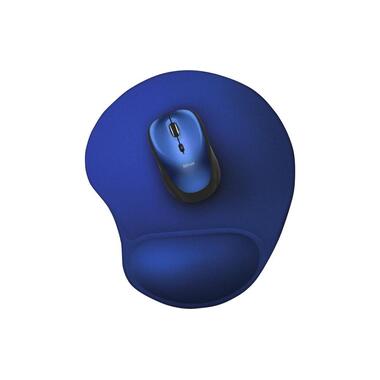 Trust Ergonomische Mausmatte Bigfoot Blau