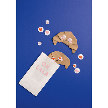 FOLIA Wackelaugen Hearts 750130 Grösse L 6 Stück