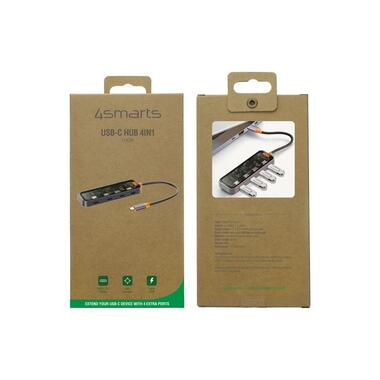 4smarts USB-Hub 4 in 1 Lucid Hub