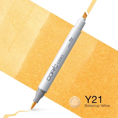 COPIC Marker Ciao 2207557 Y21 - Buttercup Yellow