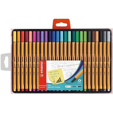 STABILO Fineliner Point 88 0.4mm 8825-1 25er Etui