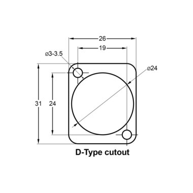 Exsys Adaptateur USB 3.1 Câble de type D Connecteur USB C - Prise USB C