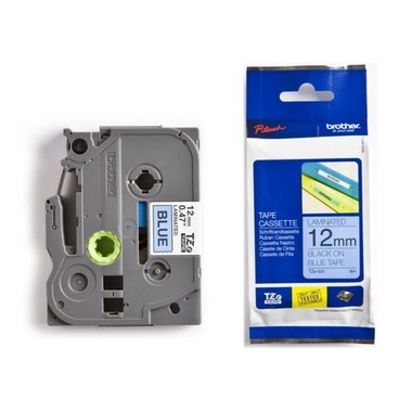 PTOUCH Band, laminiert schwarz/blau TZe-531 PT-1280VP 12 mm