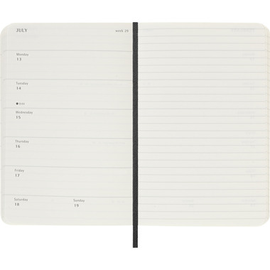 MOLESKINE Agenda Classic Pocket 2026 DSB12WN2Y26 1S/1P nero SC 9x14cm