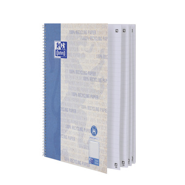 OXFORD Collegeblock Recycling A5 400159376 rigato, 90g 80 fogli