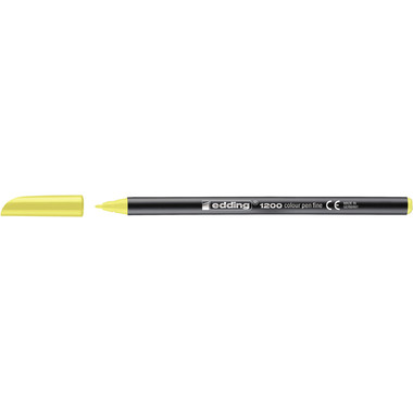 EDDING Stilos fibre 1200 1 mm 1200-065 jaune fluo