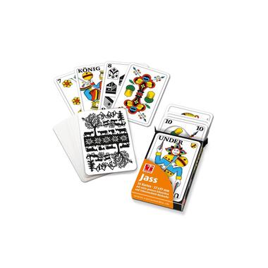 Carta.Media playing cards with silhouette motif in the folding box